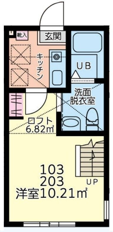 仮）シティハイツ南町A棟の物件間取画像