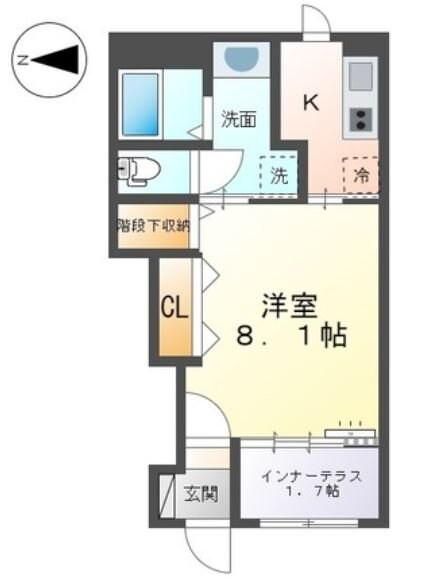 プルメリアの物件間取画像