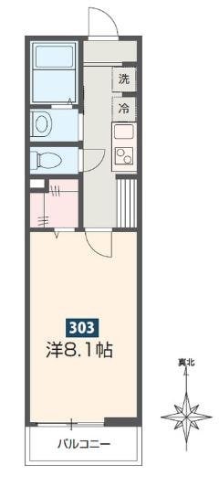 MELDIAさがみ野の物件間取画像