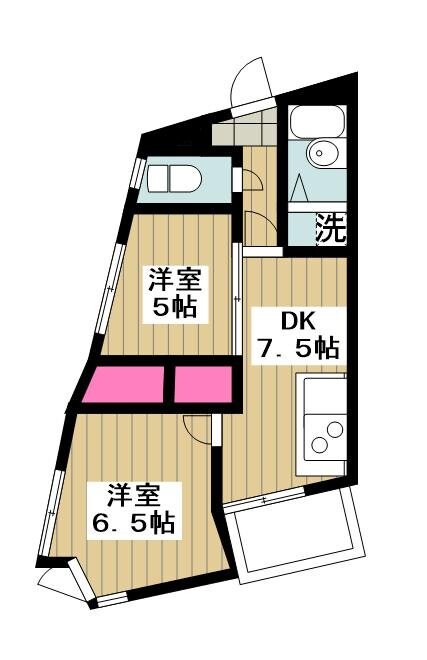 タックビルIIIの物件間取画像