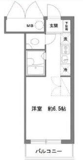 ラグゼナ本厚木の物件間取画像