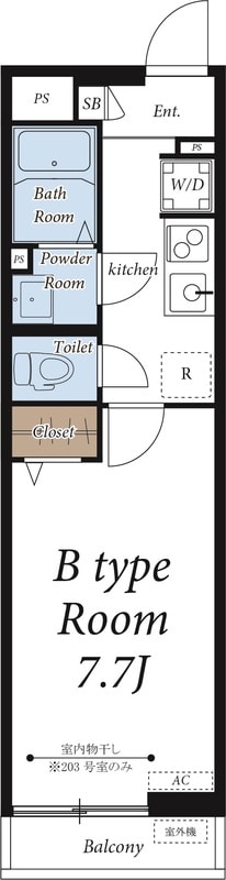 グレイス本厚木の物件間取画像