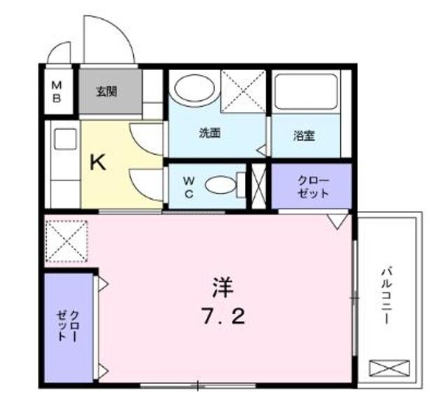 エスポワメゾンの物件間取画像