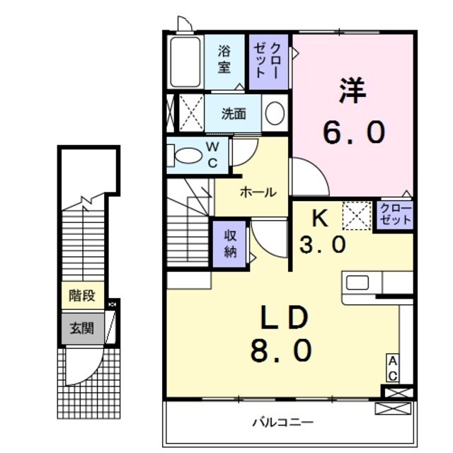 プランドールの物件間取画像