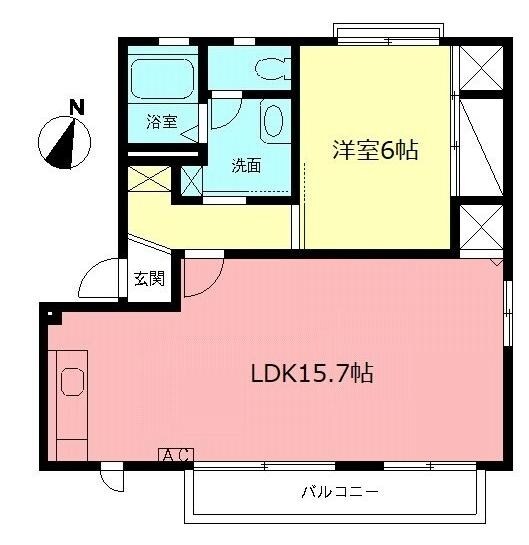 プロムナード桜台１の物件間取画像