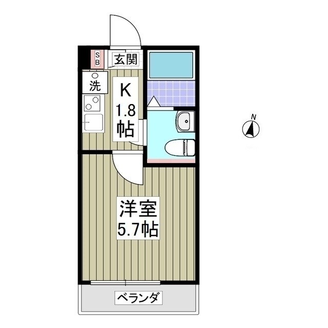 アザーレ・ターコイズの物件間取画像