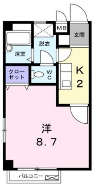 リバーステージの物件間取画像