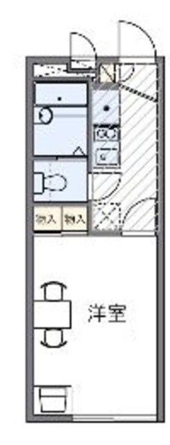 レオパレスかねたの物件間取画像