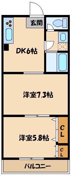 物件間取画像