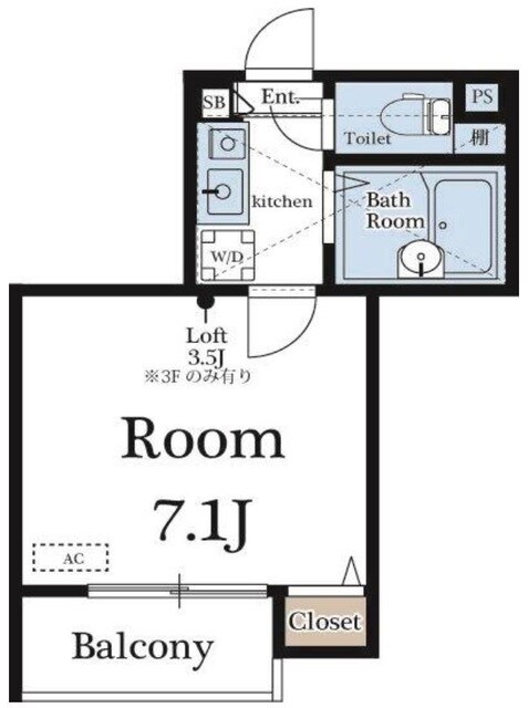 オルテンシアの物件間取画像