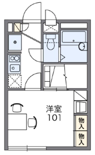 レオパレス杉山の物件間取画像