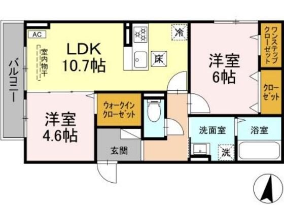 ハッピー　プレイスの物件間取画像