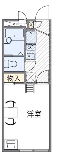 レオパレスプリムローズの物件間取画像