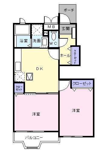 ベル　ソレイユの物件間取画像