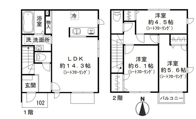 カーサ　ルキアの物件間取画像