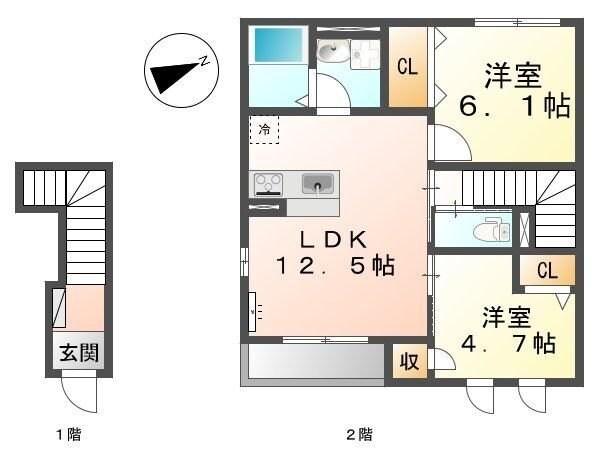 グラン・チェスタの物件間取画像