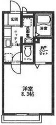 ヴァン・ヴェール中山の物件間取画像