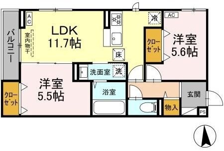 Hestiaの物件間取画像