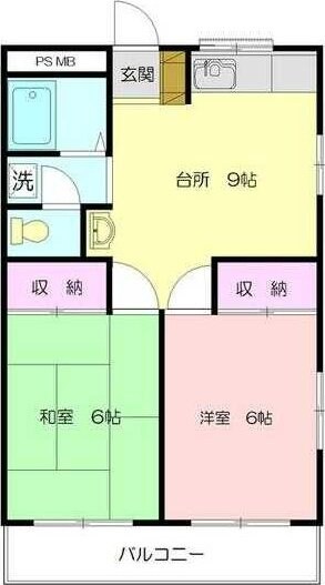 第１キングハイツの物件間取画像