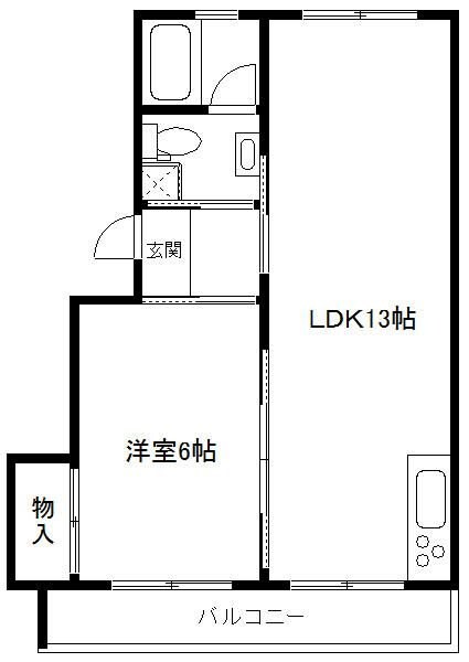 農住千草台団地５号棟の物件間取画像