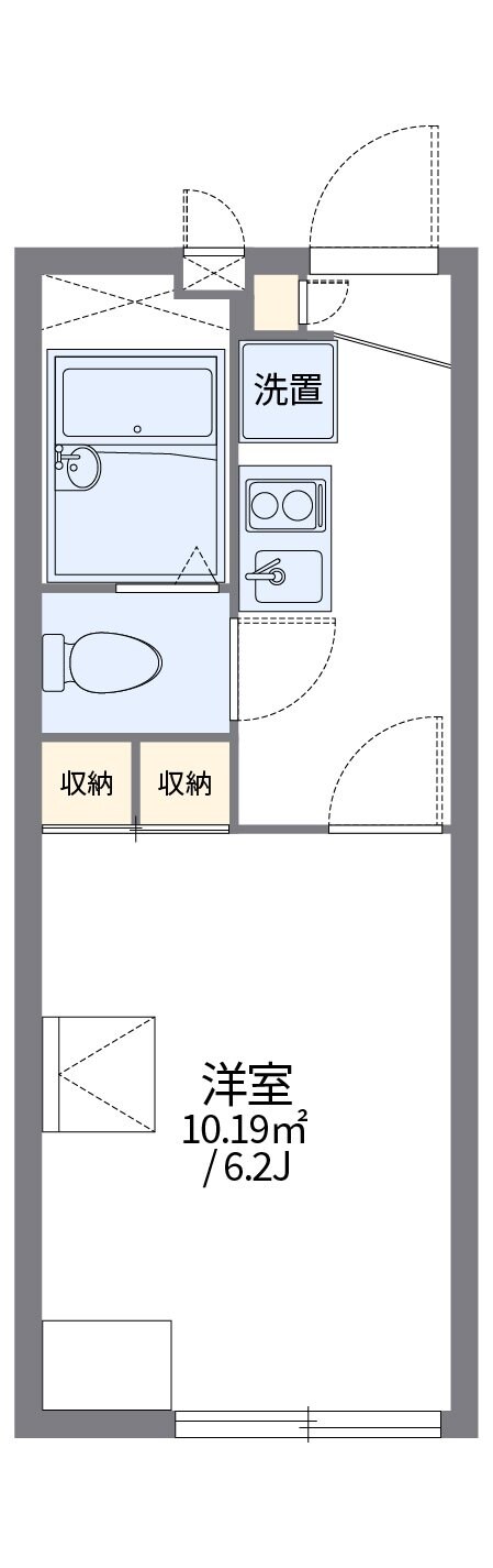 レオパレスシェル青葉の物件間取画像