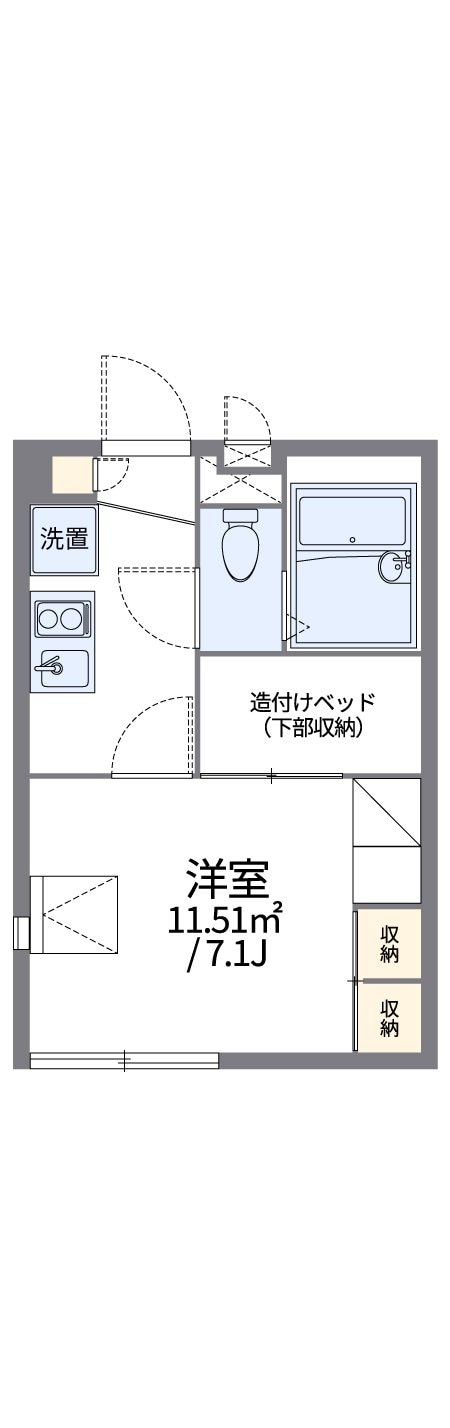 レオパレス杉山の物件間取画像