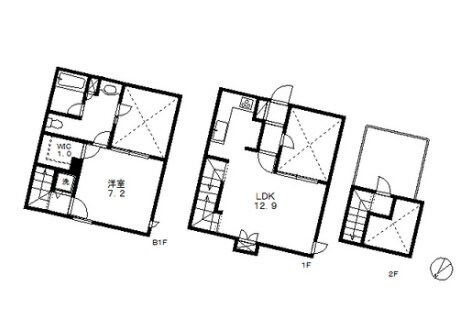 キュロコ玉川学園　西棟の物件間取画像