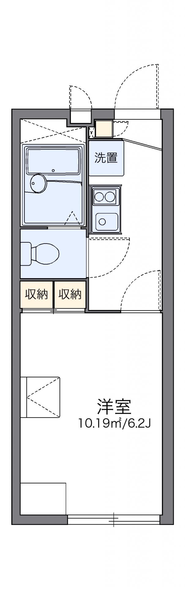 レオパレスヴィーナスの物件間取画像