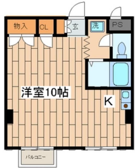 カメリアハイムの物件間取画像