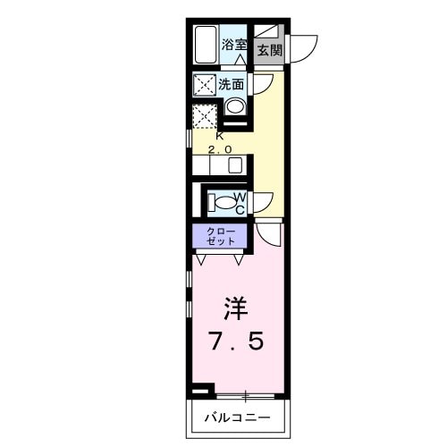 ヴェリーヌの物件間取画像