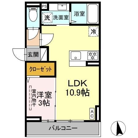 D Paina 日吉本町IIの物件間取画像