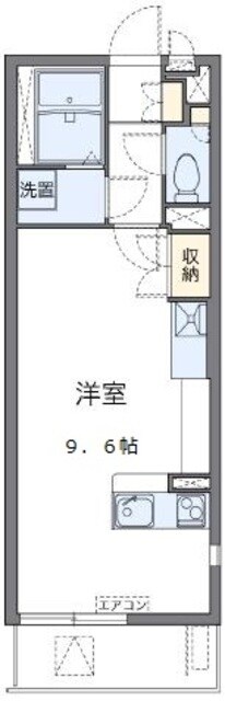 ミランダブルーアゼリアの物件間取画像