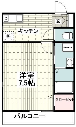 エクレール鴨居の物件間取画像