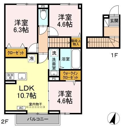 Gold Forestの物件間取画像