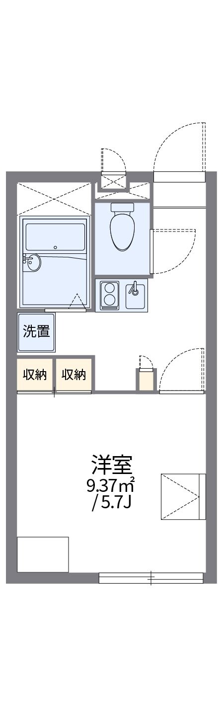 レオパレス杉山IIの物件間取画像