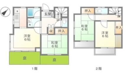 見花山城所テラスの物件間取画像