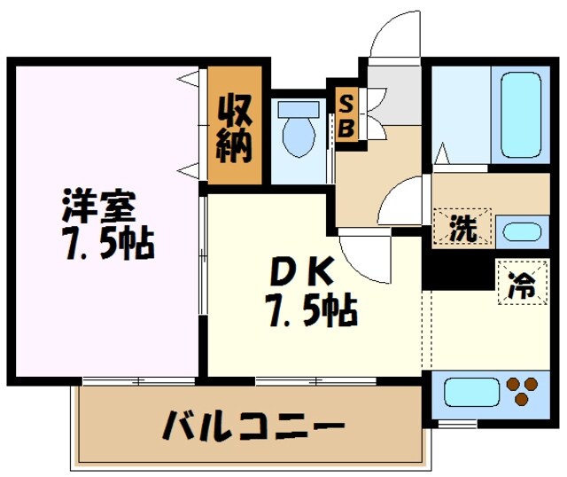 シャトルリバーサイドの物件間取画像