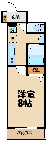 ＢｉａｎｃｏＳｐｉｎｏの物件間取画像