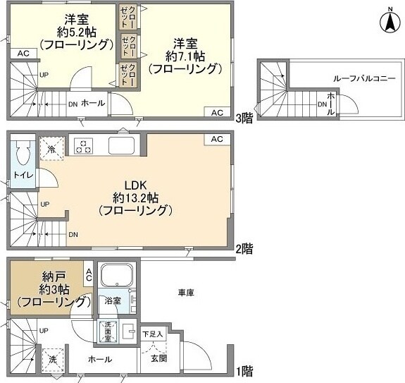 Ｋｏｌｅｔ武蔵新城＃０６の物件間取画像