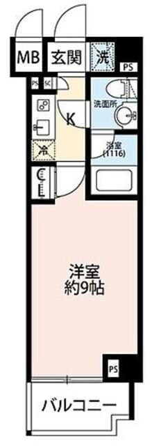 プレール・ドゥーク溝の口の物件間取画像