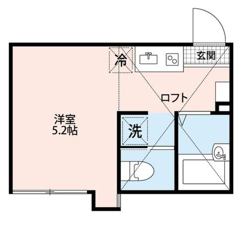 アザーレ・パッシオ三田Aの物件間取画像