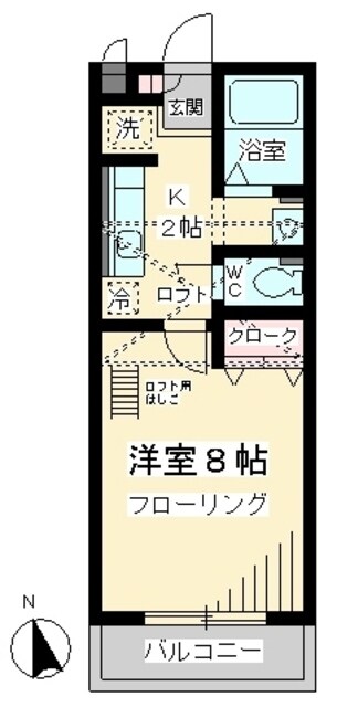 アーク麻生川の物件間取画像