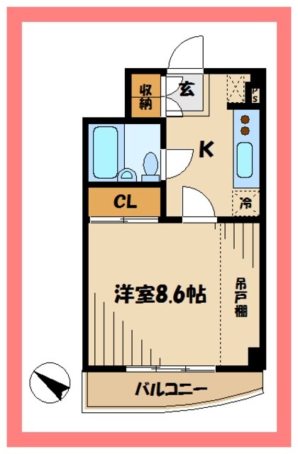 T's　garden稲城の物件間取画像