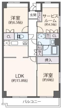 ベルフォーレ新百合ヶ丘の物件間取画像