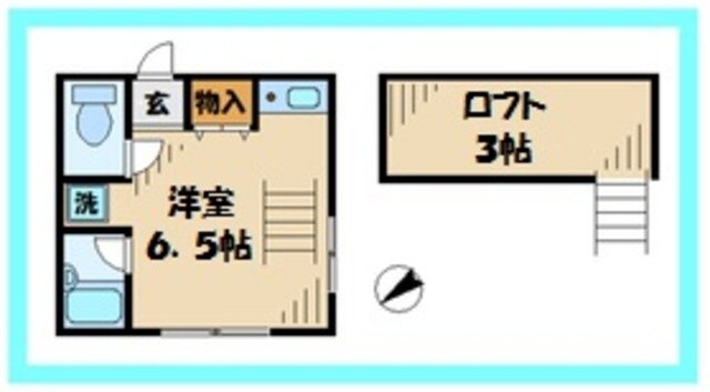 リブランＢ棟の物件間取画像