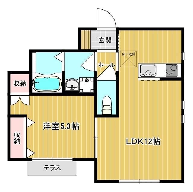 メヌエット高津の物件間取画像