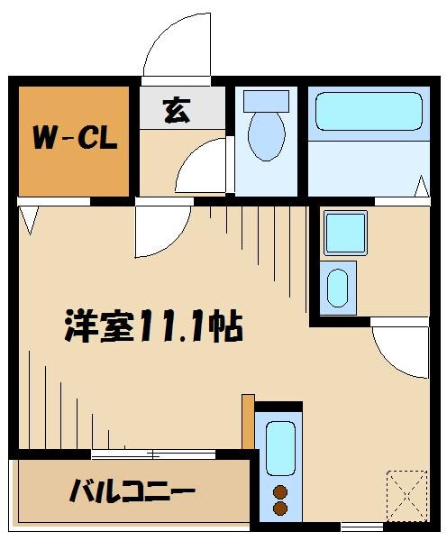 ユアーズ学園２の物件間取画像