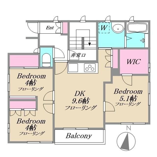 小林ハイツの物件間取画像