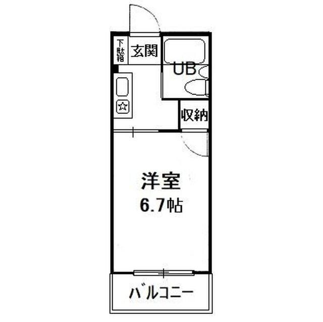 サニーサイドビルの物件間取画像