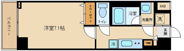 ステージグランデ生田駅前の物件間取画像